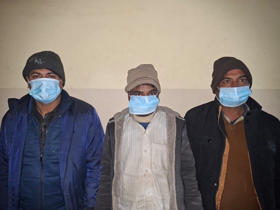 गाँजा सहित तिन भारतीय नागरिक पक्राउ