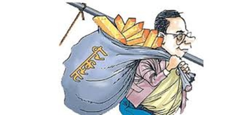 चामल भित्रबाट कपडाको तस्करी