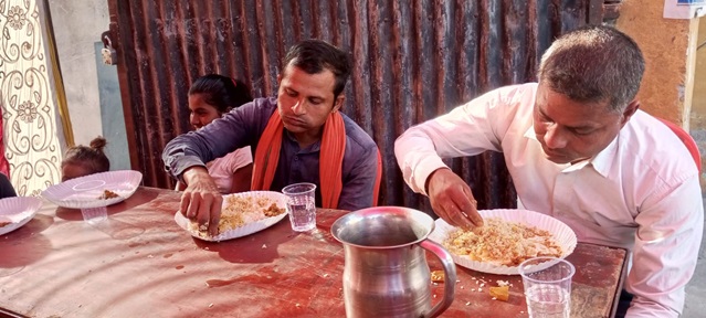 कुम्हालटोलमा नि शुल्क भोजन