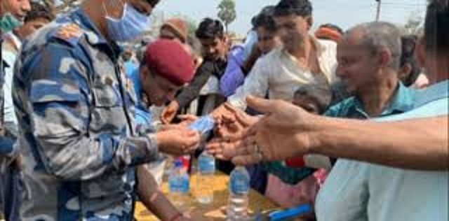 कोरोना भाईरस सम्बन्धी बीरगंजमा सशस्त्र प्रहरीको माईकिंग