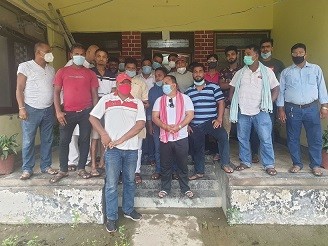 बीरगंजमा कोरोना परिक्षण गर्न जनता समाजवार्दीको मांग