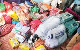 सशस्त्र प्रहरीले अबैध कपडा बरामत गर्याे