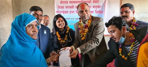 आंखा शिवीर कार्यक्रममा जहिले पनि सहयोग गर्ने मेयर सरावगी
