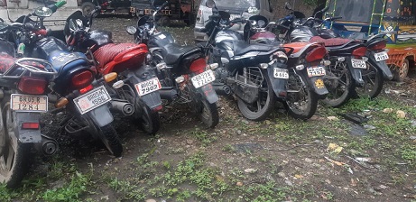 ८ वटा भारतीय मोटरसाईल भन्सार चलान