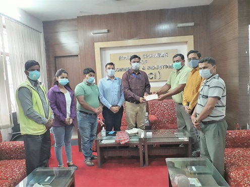 वीउवासङ्घद्धारा  पत्रकार महासङ्घलाई सहया