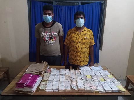 हुण्डीको कारोवारी कन्हैया सोनार सहित दुई प्रकाउ , ३८ लाख बरामत