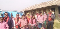 बीसजना छात्रालाई साईकल बितरण