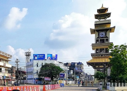 वीरगञ्जको मुख्य सडक  अतिक्रमण हटाउने अभियान सुरु