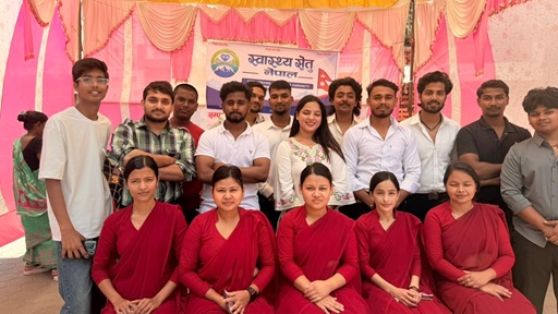 बिर्तामा नि शुल्क स्वास्थ्य शिविर सम्पन्न