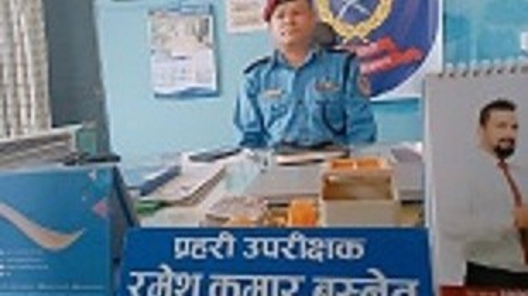 प्रहरी उपरिक्षक बस्नेतको दशैँ लक्षित सुरक्षा योजना,  तालिम प्राप्त कुकुरबाट चेकजाँच