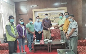 वीउवासङ्घद्धारा  पत्रकार महासङ्घलाई सहया