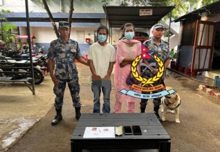 सशस्त्र प्रहरीद्धारा  ब्राउन सुगर सहित दुई पक्राउ