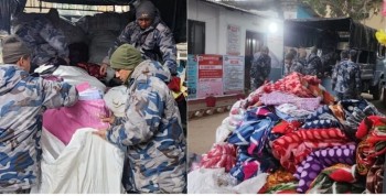 सशस्त्र प्रहरीद्धारा छापामारी, लाखौको कपडा बरामद