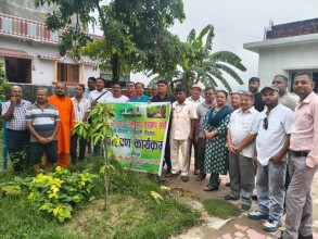 शैक्षिक सहिद मुकुन्द प्रसाद खनाल स्मृति प्रतिष्ठानद्वारा वृक्षारोपण कार्यक्रम सम्पन्न,