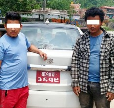 बारा प्रहरीद्धारा ९० किलो गाँजा सहित दुई पक्राउ , एक फरार