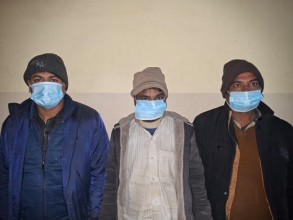 गाँजा सहित तिन भारतीय नागरिक पक्राउ