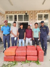 गाँजा सहित चारजना पक्राउ