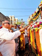 बीरगंजमा जगन्नाथ रथयात्रा भब्य साथ सम्पन्न