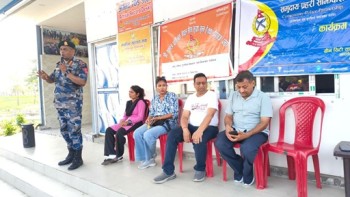 वीरगञ्ज–रक्सौल नाकामा अटो रिक्सा चालकलाई लागू औषध दुर्व्यसनविरुद्ध सचेतना