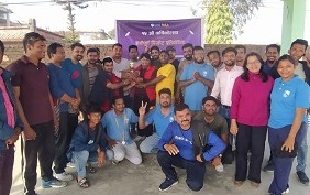 मैत्रीपुणर् क्रिकेटमा ७ रनले पत्रकार बिजयी