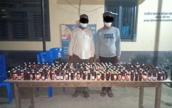 लागु औषध सहित चारजना प्रकाउ
