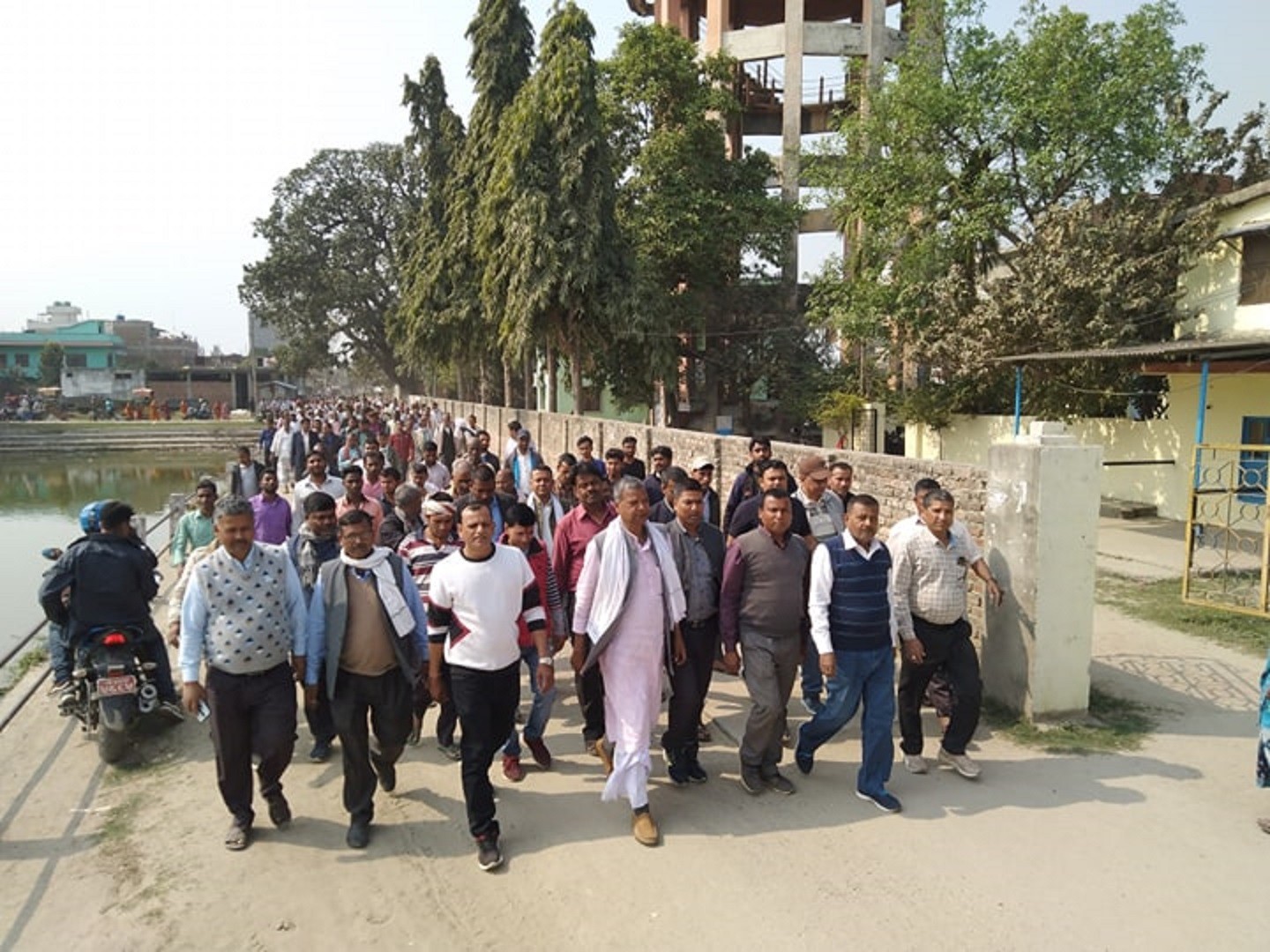 नेपाली काग्रेश बाराको बिरोध प्रर्दशन