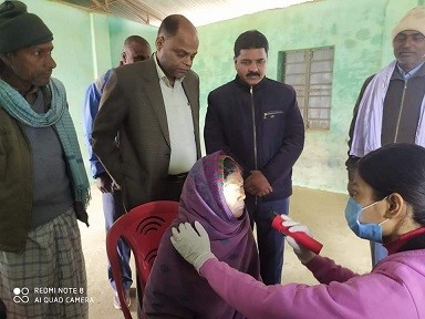 मेयर सरावगीद्धारा निशुल्क अांंखा शिबीर सपन्न