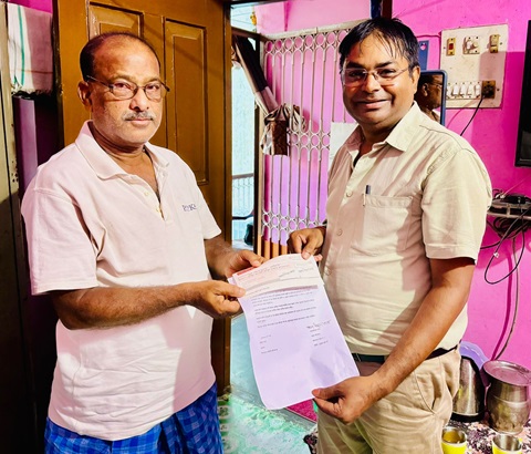 चित्रगुप्त समितीमा ५ लाख ५ हजार आर्थिक सहयोग