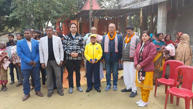लायन्स क्लबद्धारा कम्बल बितरण