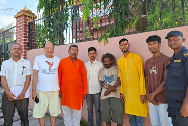 मानव सेवा आश्रमद्धारा पुरुषको उद्धार