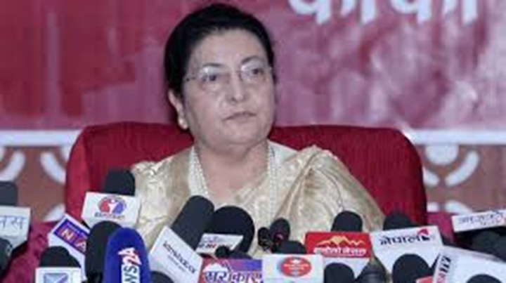 राजनितिमा  बिधा देबी भण्डारीको कमब्याक