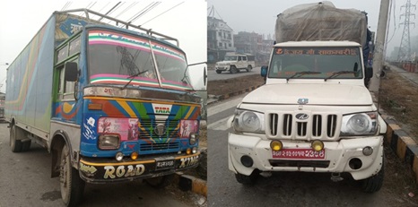 बारा प्रहरीद्धारा प्याज बोकेको ट्रक नियन्त्रण