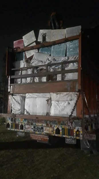 सस्शत्र प्रहरीद्धारा पच्चास लाख भन्दा बढीको तस्करी सामाग्री बरामद