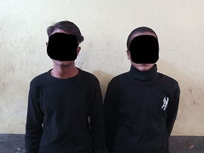 मोटरसाईकल चोरीमा दुई युवक प्रकाउ