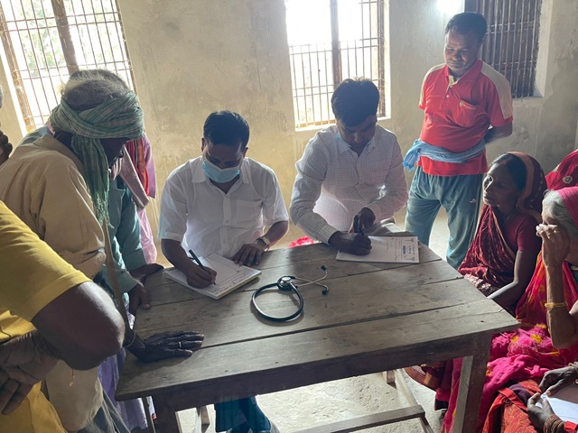 पर्सामा स्वास्थ्य शिविर सम्पन्न