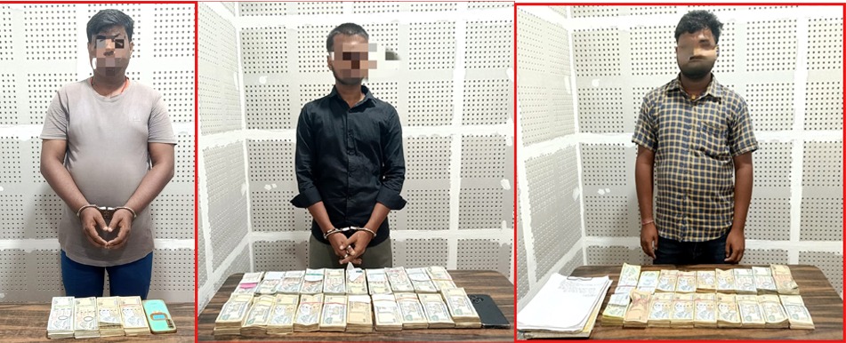 हुण्डीमा संलग्न रहेका सागर कसरी उन्मुतिm पाए, २८ लाख सहित तीन पक्राउ