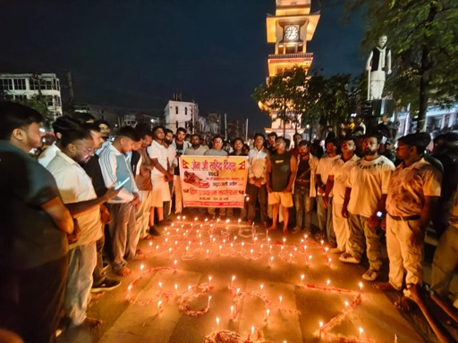 जेनजी सहिद दिवसमा वीरगञ्जमा दीप प्रज्वलन तथा श्रद्धाञ्जली