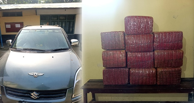 पर्सा प्रहरीद्धारा गाँजा र चरेश सहित तीन पक्राउ