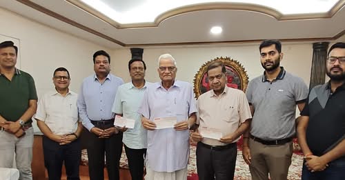 चाचान समूहद्वारा प्रधानमन्त्री दैवी प्रकोप उद्धार कोषमा ५१ लाख सहयोग