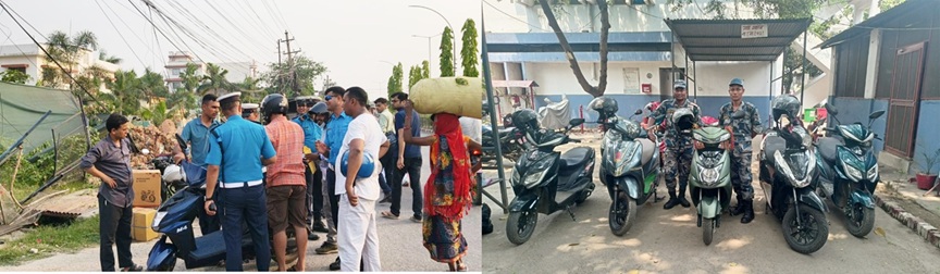 २४ धण्टामा ३५ वटा स्कुटर भन्सार चलान